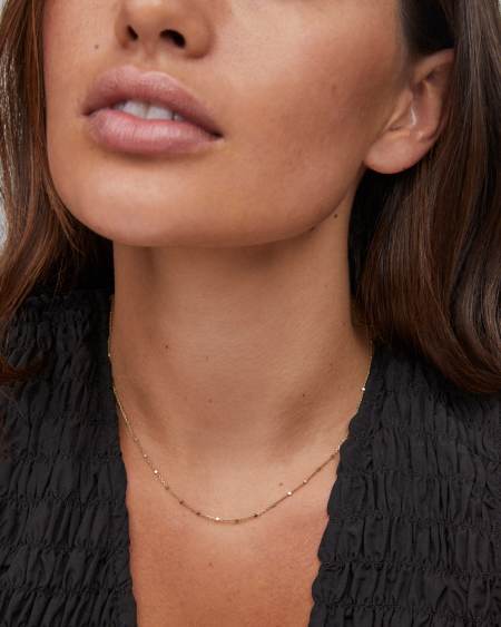 Single Satellite Chain Necklace